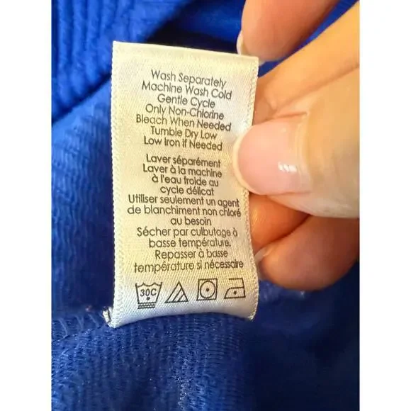 Coldwater Creek Soft Impressions Shirt Jacket Royal Blue Button Down Size 2X - Picture 4 of 9